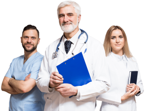 medical practice - team of doctors